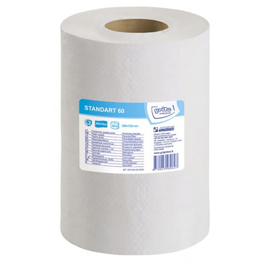 Изображение Papīra dvieļi Grite Standart 60 Coreless 2-k.