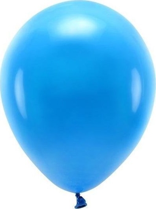 Attēls no Party Deco Balony Eco niebieskie 30cm 100szt (513469) - 5900779136625