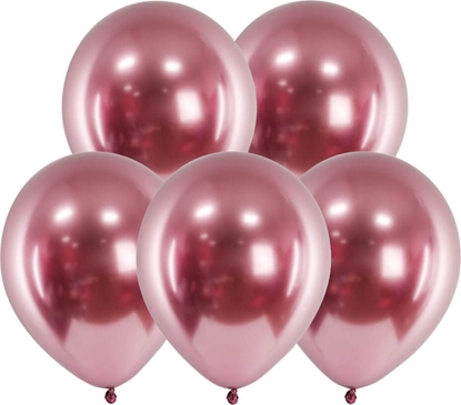 Picture of Party Deco Balony lateksowe Glossy róowe zoto - 30 cm - 50 szt. uniwersalny