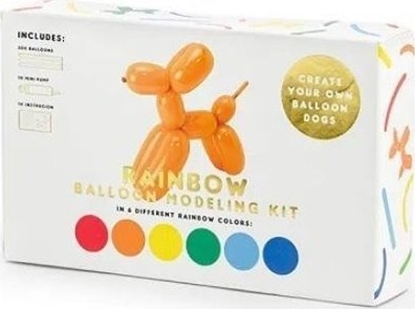 Изображение Party Deco Balony modeliny z pompk 130cm 30szt