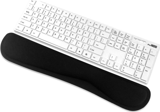 Изображение Partner Tele.com Podkadka ergonomiczna pod nadgarstki do klawiatury 460x85x25mm / czarny