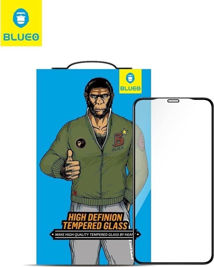 Picture of Partner Tele.com Szko Hartowane 5D Mr. Monkey Glass - APP IPHO 12 / 12 Pro (6,1) czarny (Strong HD)