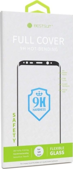 Изображение Partner Tele.com Szko hartowane Flexible Nano Glass 5D Full Glue - do Samsung Galaxy S20+ czarny (Hot Bending) - dziaajcy czytnik