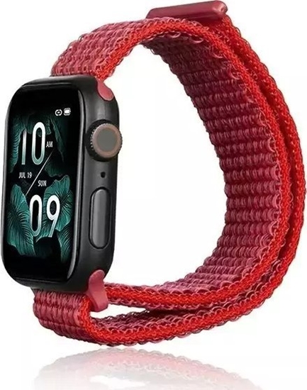 Изображение Pasek do smartwatcha Beline Nylon do Apple Watch 38/40/41mm czerwony /red
