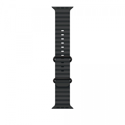 Изображение Pasek Ocean w kolorze czarnym do koperty 49 mm - elementy z tytanu w kolorze czarnym