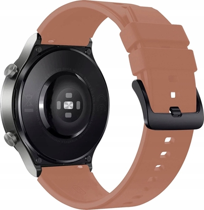 Picture of Pasek silikonowy do Huawei Watch GT 2/3/4/2 Pro/3 Pro/4 Pro/GT 2e 46mm - bordowy