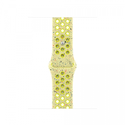 Изображение Pasek sportowy Nike w kolorze promiennym zielonożółtym do koperty 42 mm - rozmiar M/L