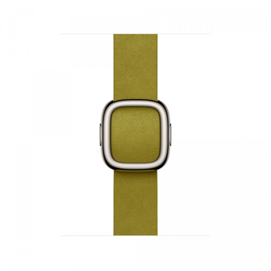 Изображение Pasek w kolorze zieleni Chartreuse z klamrą nowoczesną do koperty 42 mm - rozmiar S