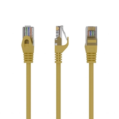 Изображение PATCH CABLE CAT6 UTP 1.5M/YELLOW PP6U-1.5M/Y GEMBIRD