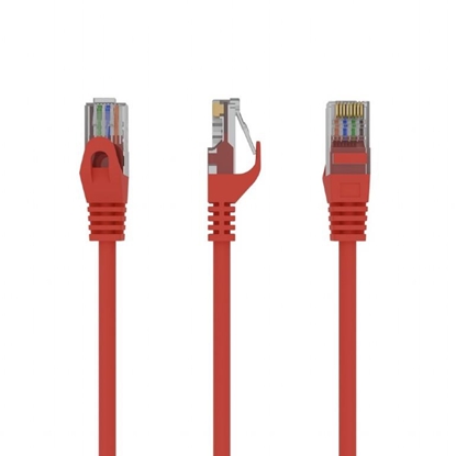 Изображение PATCH CABLE CAT6 UTP 1.5M/RED PP6U-1.5M/R GEMBIRD