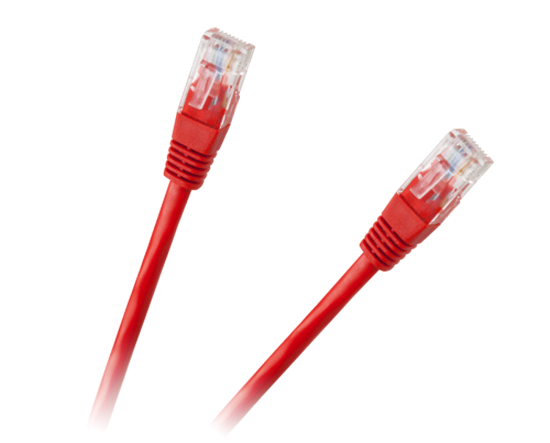 Изображение Patch cord | Patch Kabelis | Patch cable | 3.0m | CAT6 | UTP | 300 cm | ElectroBase ® | Sarkans