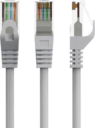 Изображение Patch cord kat.6 miedź UTP 10m szary