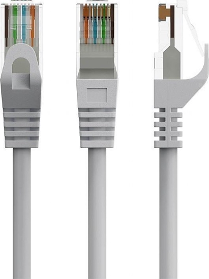 Изображение Patch cord kat.6 miedź UTP 15m szary