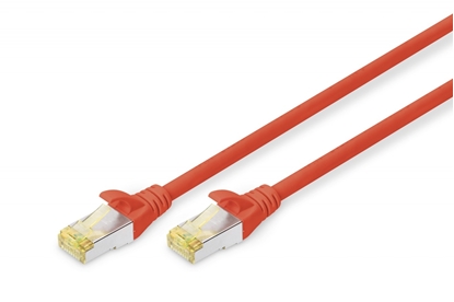 Изображение Patch cord S/FTP kat.6A LSOH 0,5m Czerwony
