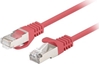Picture of Patchcord kat.6 FTP 1M 10-pack fluke passed czerwony