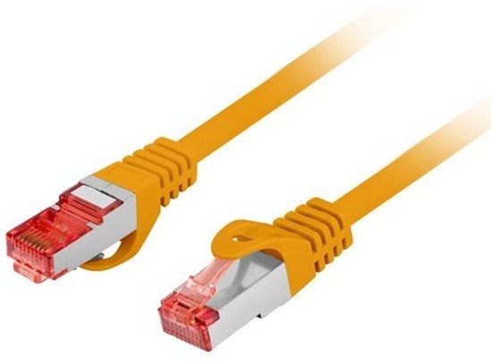 Изображение PATCHCORD KAT.6 S/FTP LSZH CU 3M POMARACZOWY FLUKE PASSED LANBERG