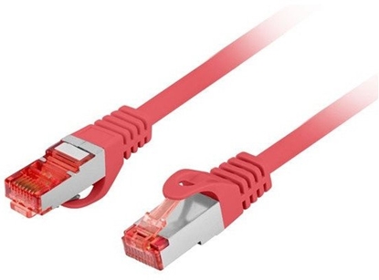 Picture of PATCHCORD KAT.6 S/FTP LSZH CU 5M CZERWONY FLUKE PASSED LANBERG