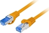 Изображение Patchcord kat.6a S/FTP LSZH CCA 0.25m pomarańczowy fluke 