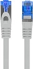 Изображение Patchcord kat.6a S/FTP LSZH CCA 0.25m szary fluke 