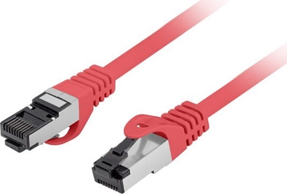 Attēls no Lanberg Patchcord Lanberg S/FTP kat.8.1 1,5m LSZH CU fluke passed czerwony