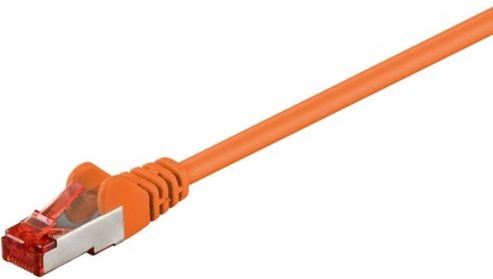 Picture of Patch-Kabel CAT6 5,0m orange S/FTP - 93475
