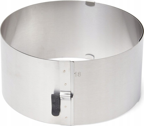 Picture of Patisse Regulowana obrcz wysoka do ciasta ze stali nierdzewnej z blokad 17-30cm - Patisse