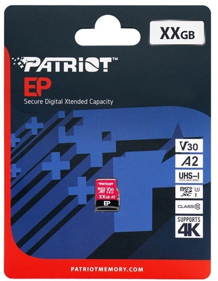 Picture of Karta Patriot EP MicroSDXC 512 GB Class 10 UHS-I/U3 A2 V30 (PEF512GEP32MCX)