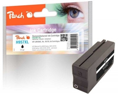 Attēls no Peach Patrone HP Nr.957XL black mit OEM Chip remanufactured