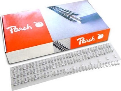 Picture of Peach Peach Drahtbinderücken 3:1 Easy-Wire 34 loop A4 8mm silber
