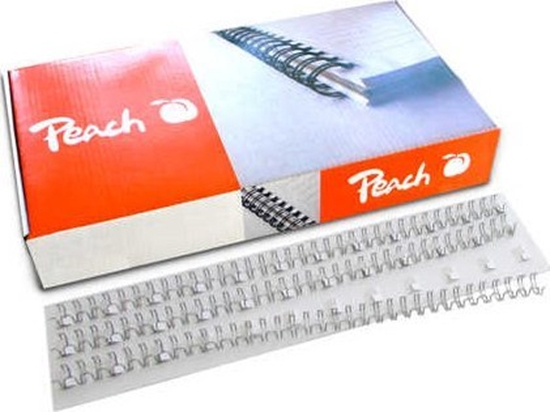 Picture of Peach Peach Drahtbinderücken 3:1 Easy-Wire 34 loop A4 8mm silber