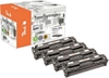 Picture of Peach PT537 toner cartridge 4 pc(s) Black, Cyan, Magenta, Yellow