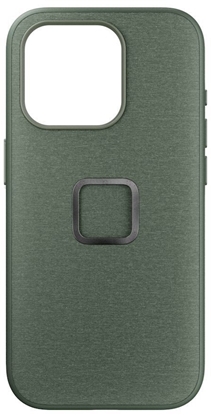 Изображение Peak Design Mobile Etui Everyday Case Fabric iPhone 15 Pro v2 - Szarozielone