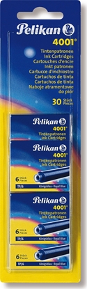 Attēls no Pelikan Pelikan Tintenpatrone 4001 TP/5  Königsblau 5Stück