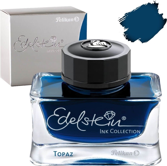 Изображение Pelikan Tinte Edelstein türkis-blau 50ml