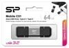 Picture of Pendrive C51 64GB USB-A USB-C 120 MB/s Srebrny 