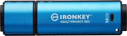 Attēls no Pendrive Kingston IronKey Vault Privacy 50, 32 GB  (IKVP50C/32GB)