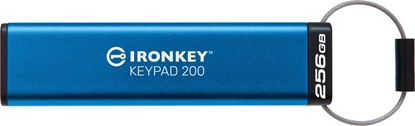 Attēls no Pendrive Kingston Kingston IronKey Keypad 200 256GB USB 3.0 AES Encrypted