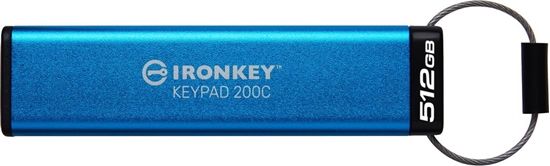 Picture of Pendrive Kingston Kingston IronKey Keypad 200C - USB-Flash-Laufwerk - verschlusselt - 512 GB - USB 3.2 Gen 1