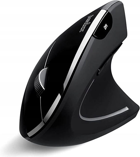 Picture of Perixx PERIMICE-813, ergonomische Multi-Device Maus, schnurlos, schwarz