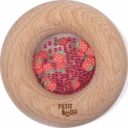 Picture of Petit Boum Petit Boum, Grzechotka Sensoryczna, TRUSKAWKA