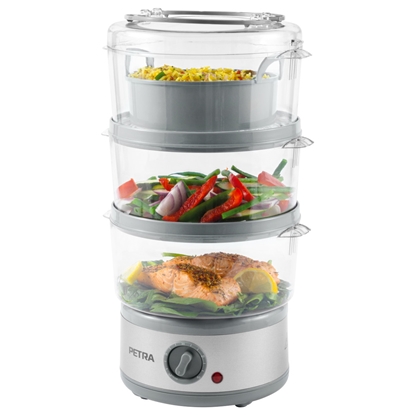 Attēls no Petra PT2726ZV2HEVDEV2 3 Tier Steamer