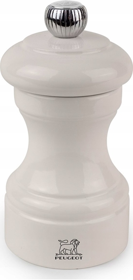 Picture of Peugeot Bistro salt mill 10 cm ivory lacquered wood