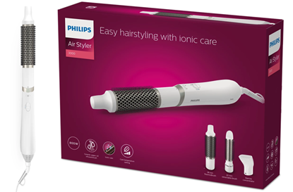 Attēls no Philips 3000 series BHA303/00 hair styling tool Hot air brush Warm White 800 W 1.8 m