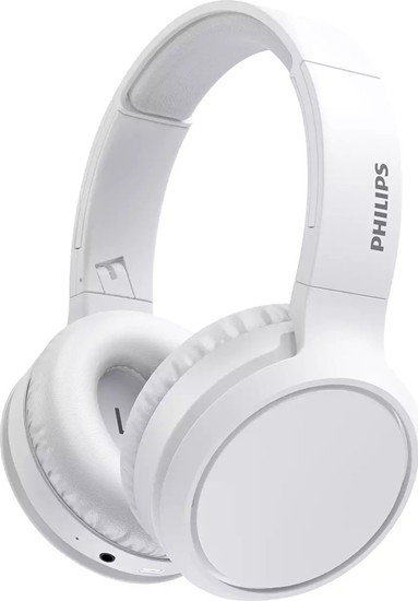 Picture of Philips 5000 series TAH5205WT/00 headphones/headset Wireless Head-band Music USB Type-C Bluetooth White