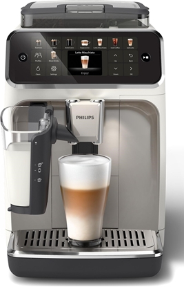 Attēls no Philips Espresso Machine | EP5543/90 | Pump pressure 15 bar | Built-in milk frother | Fully Automatic | 1500 W | White