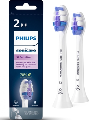 Picture of Philips S2 Sensitive HX6052/10 ultra-soft interchangeable toothbrush heads
