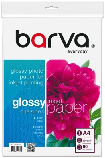 Picture of Photo Paper Barva (IP-CE230-229) Everyday Glossy 230 g/m², A4, 60 sheets