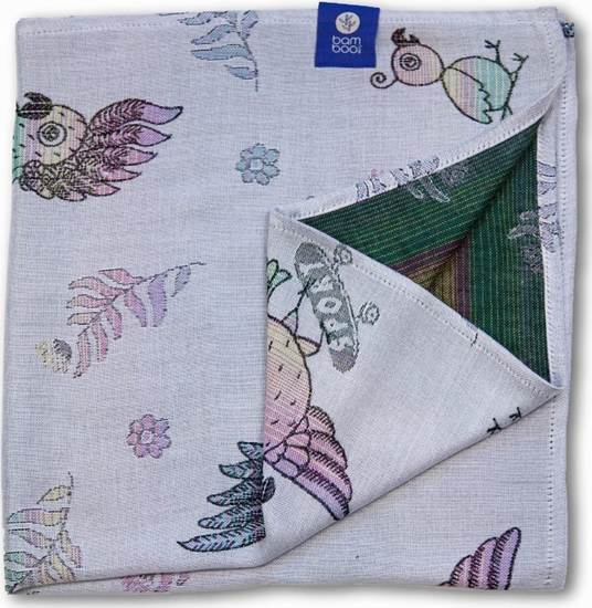 Picture of PIELUSZKA BAMBUSOWA KOLOROWO TKANA 120X120 KAKADU GAT 1