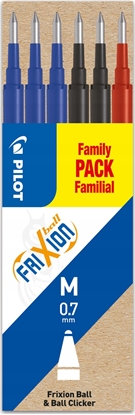 Attēls no Pilot Pilot FriXion Ball, Black, Blue, Red, 0.7 mm, 0.35 mm