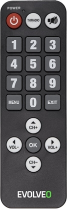 Picture of Pilot RTV Evolveo EVOLVEO seniorský dálkový ovlada pro Alpha T2 a Omega II